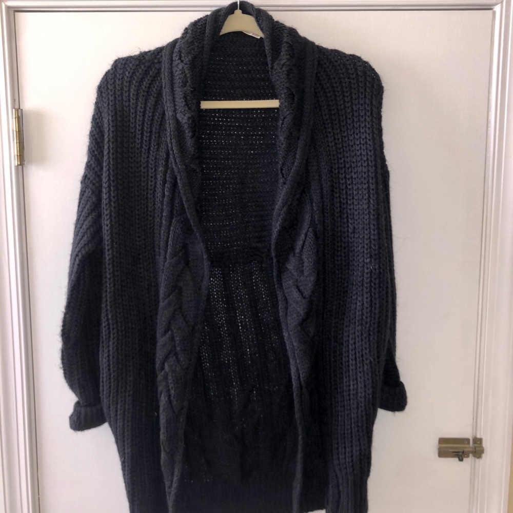 Free People, Kimchi Blue, Navy Cardigan